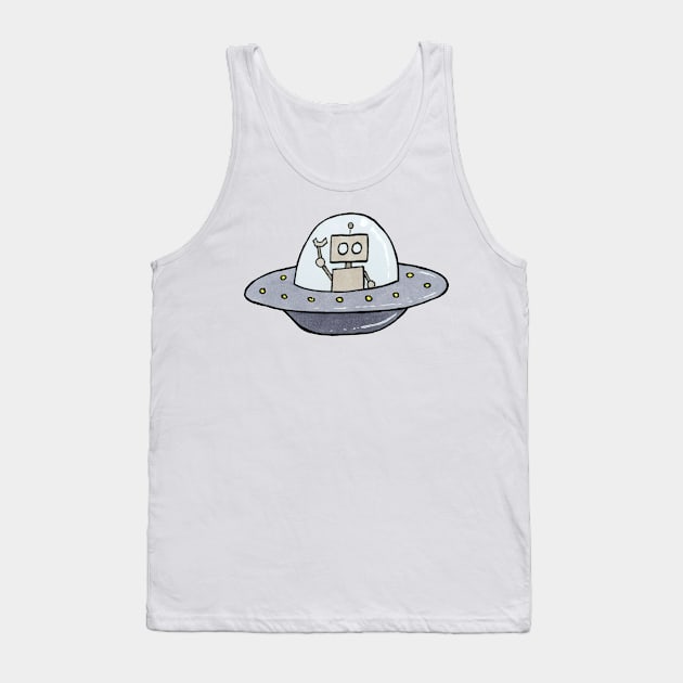 UFO Bot Tank Top by CuteBotss